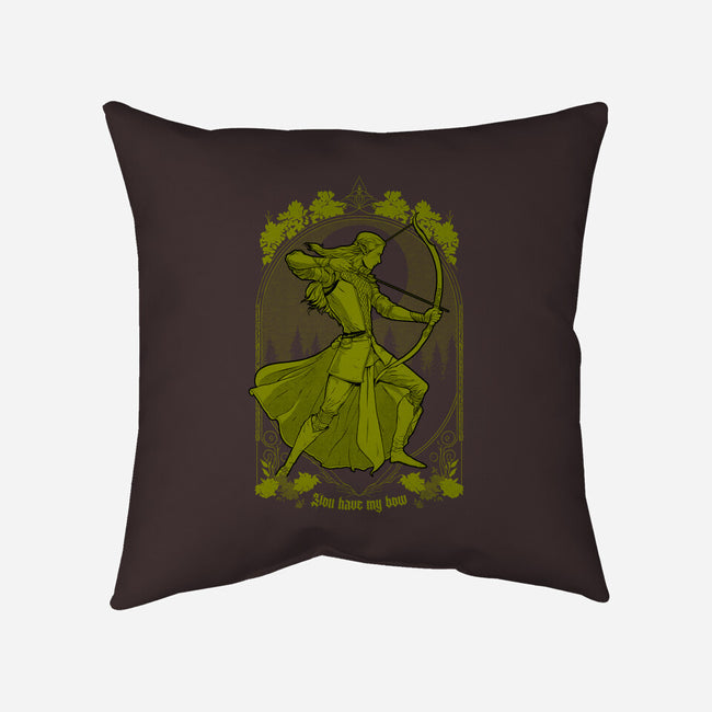 You Have My Bow-none removable cover w insert throw pillow-Hafaell