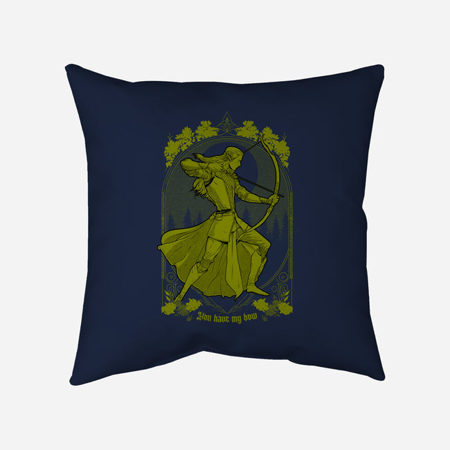 You Have My Bow-none removable cover w insert throw pillow-Hafaell