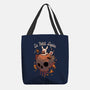 Bloody Rabbit Planet-none basic tote bag-Snouleaf