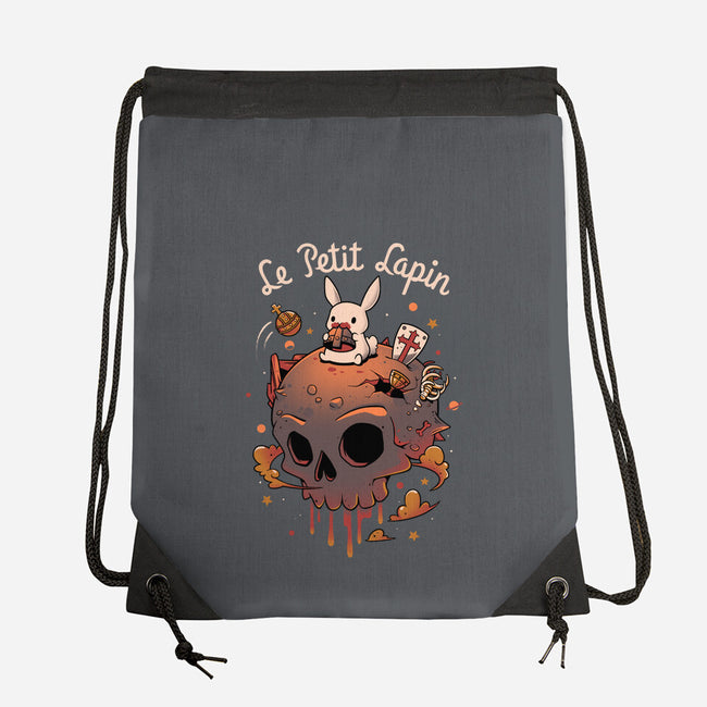 Bloody Rabbit Planet-none drawstring bag-Snouleaf