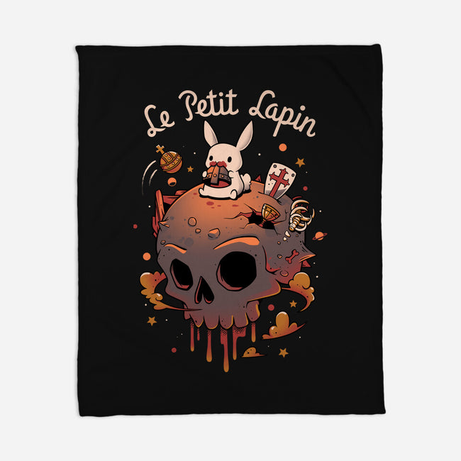 Bloody Rabbit Planet-none fleece blanket-Snouleaf