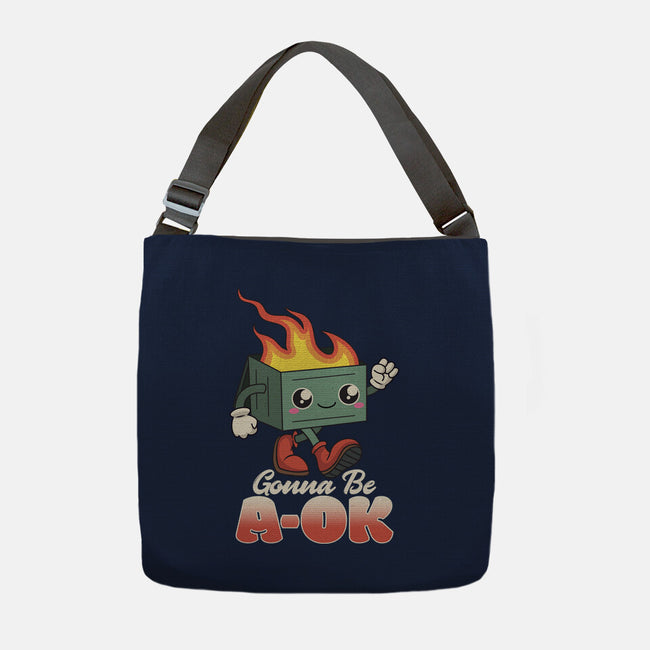 Gonna Be A-OK-none adjustable tote bag-RoboMega