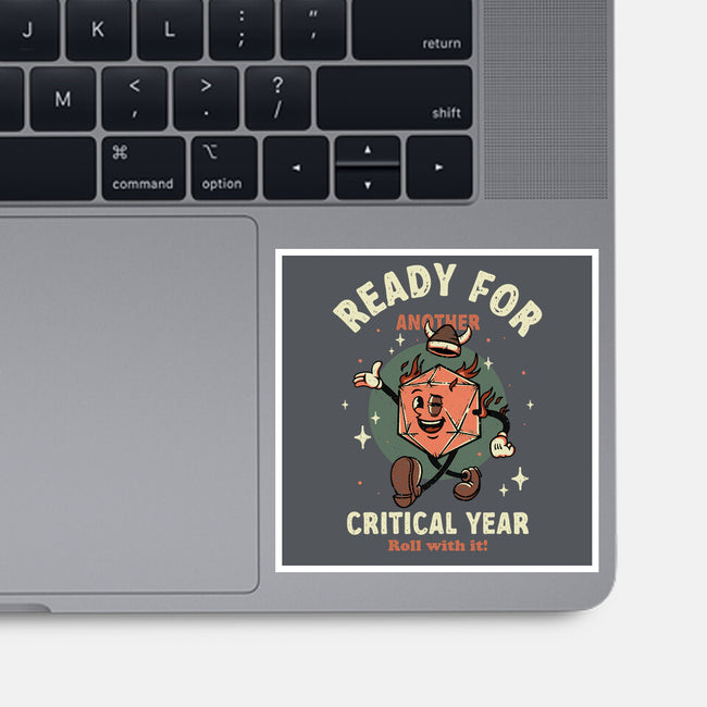 Critical Year-none glossy sticker-retrodivision