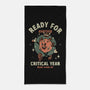 Critical Year-none beach towel-retrodivision