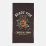 Critical Year-none beach towel-retrodivision