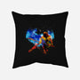 Red Princess Splash-none removable cover w insert throw pillow-kharmazero