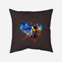 Red Princess Splash-none removable cover w insert throw pillow-kharmazero