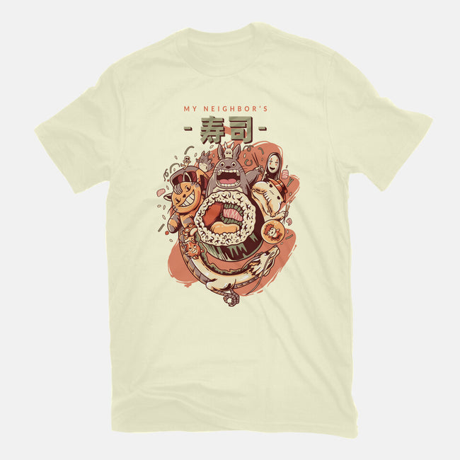 My Neighbor's Sushi Kawaii-mens premium tee-daizzystudio