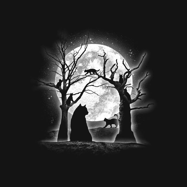 Moonlight Felines-unisex baseball tee-fanfreak1
