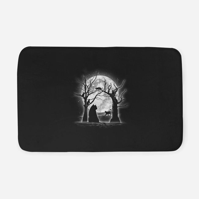 Moonlight Felines-none memory foam bath mat-fanfreak1