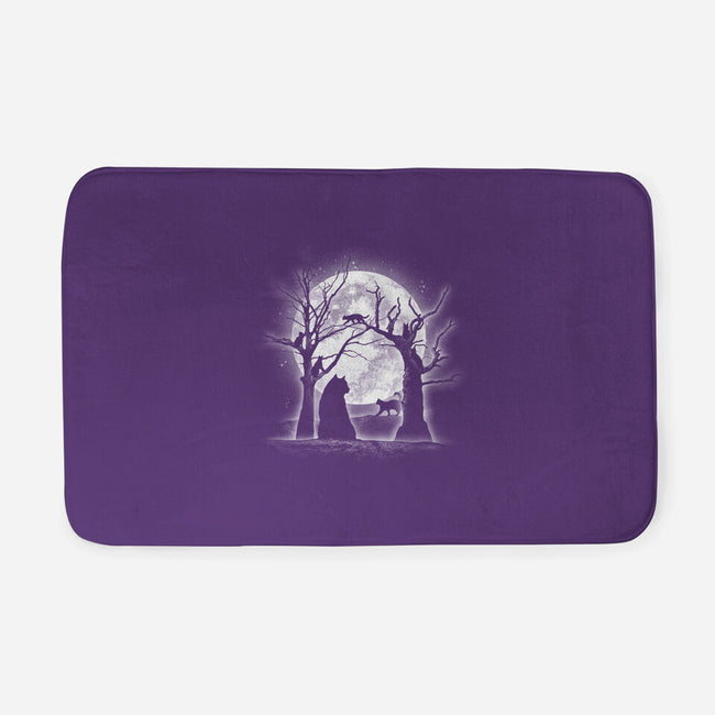 Moonlight Felines-none memory foam bath mat-fanfreak1