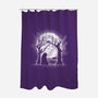 Moonlight Felines-none polyester shower curtain-fanfreak1