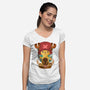 Cotton Candy Lover-womens v-neck tee-hypertwenty
