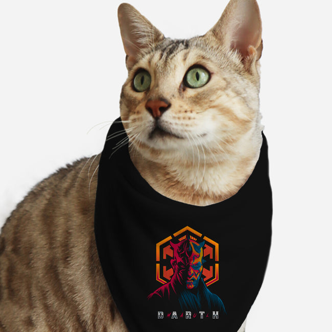 Dark Side Apprentice-cat bandana pet collar-ElMattew