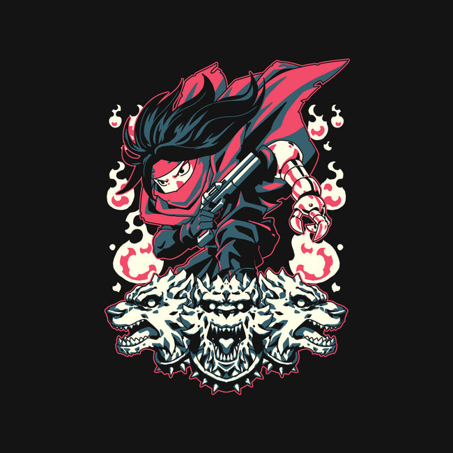 Cerberus-womens fitted tee-1Wing