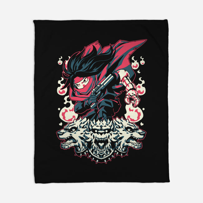 Cerberus-none fleece blanket-1Wing