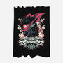 Cerberus-none polyester shower curtain-1Wing