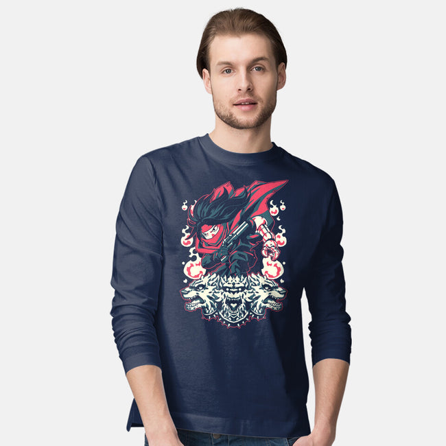 Cerberus-mens long sleeved tee-1Wing