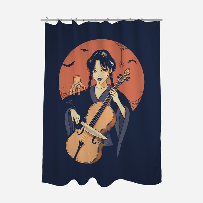 Song Of Death-none polyester shower curtain-vp021