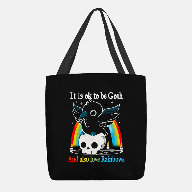 Be Goth-none basic tote bag-Vallina84