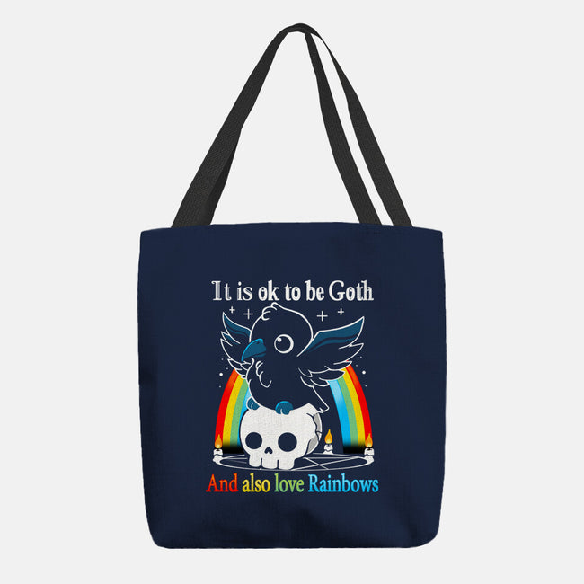 Be Goth-none basic tote bag-Vallina84