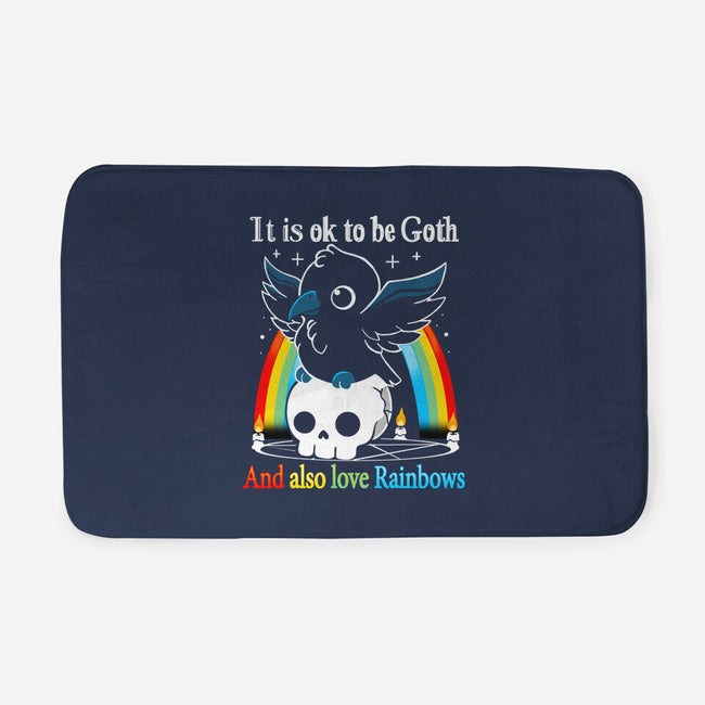 Be Goth-none memory foam bath mat-Vallina84