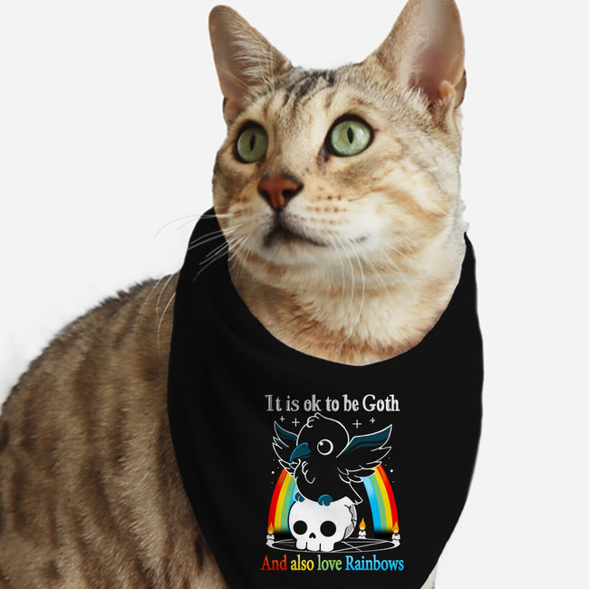 Be Goth-cat bandana pet collar-Vallina84