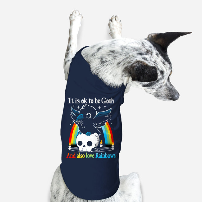 Be Goth-dog basic pet tank-Vallina84