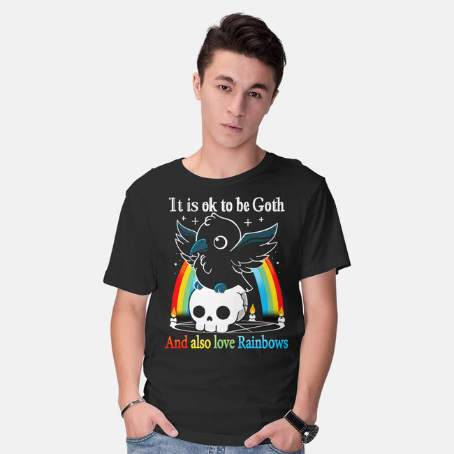 Be Goth-mens basic tee-Vallina84