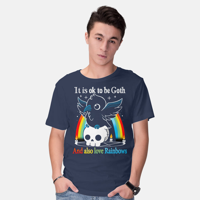 Be Goth-mens basic tee-Vallina84