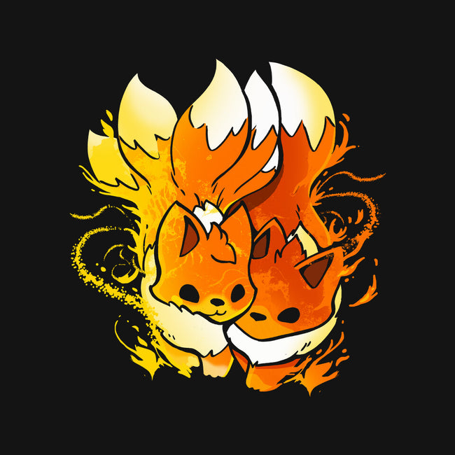 Fire Foxes-none removable cover w insert throw pillow-Vallina84