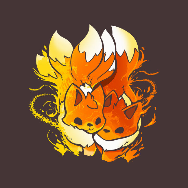 Fire Foxes-none glossy sticker-Vallina84