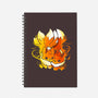 Fire Foxes-none dot grid notebook-Vallina84