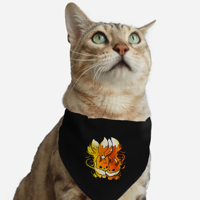 Fire Foxes-cat adjustable pet collar-Vallina84