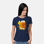 Fire Foxes-womens basic tee-Vallina84