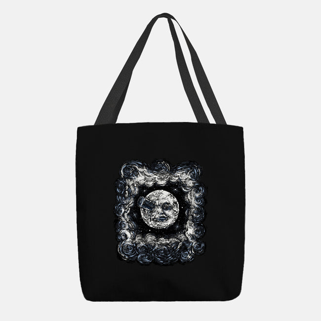 Starry Melies-none basic tote bag-zascanauta
