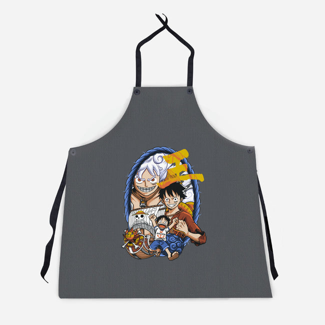 Evolution Of A Pirate-unisex kitchen apron-Badbone Collections