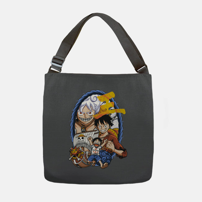 Evolution Of A Pirate-none adjustable tote bag-Badbone Collections