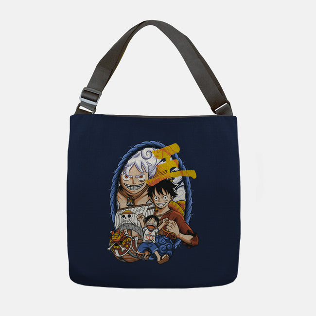 Evolution Of A Pirate-none adjustable tote bag-Badbone Collections