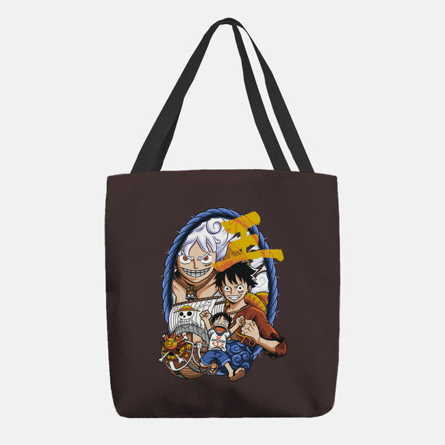 Evolution Of A Pirate-none basic tote bag-Badbone Collections