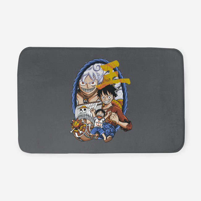 Evolution Of A Pirate-none memory foam bath mat-Badbone Collections