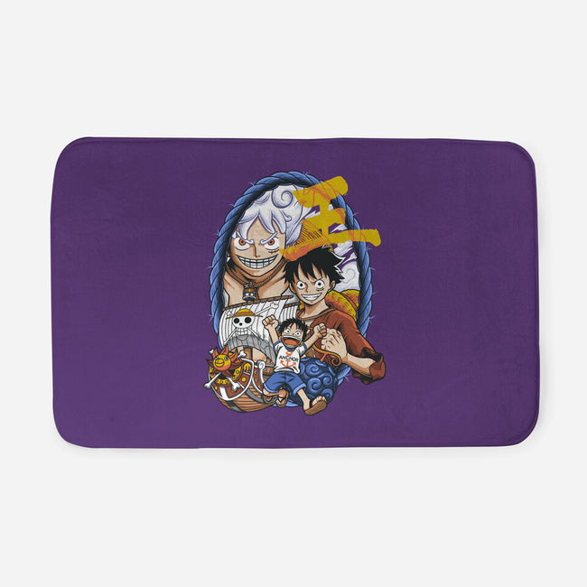 Evolution Of A Pirate-none memory foam bath mat-Badbone Collections