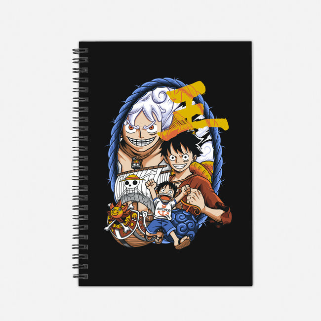 Evolution Of A Pirate-none dot grid notebook-Badbone Collections