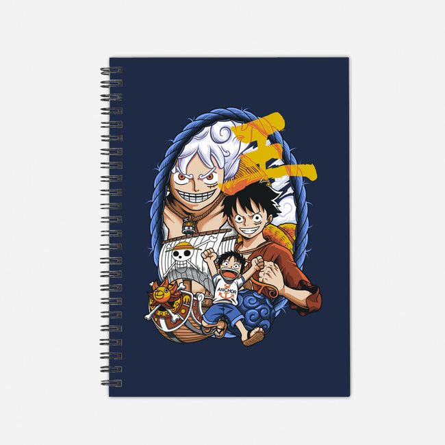 Evolution Of A Pirate-none dot grid notebook-Badbone Collections