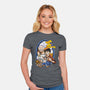 Evolution Of A Pirate-womens fitted tee-Badbone Collections