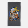 Evolution Of A Pirate-none beach towel-Badbone Collections