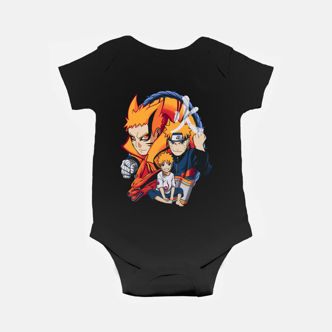 Evolution Of A Ninja-baby basic onesie-Badbone Collections