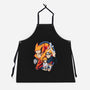 Evolution Of A Ninja-unisex kitchen apron-Badbone Collections