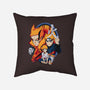 Evolution Of A Ninja-none removable cover throw pillow-Badbone Collections