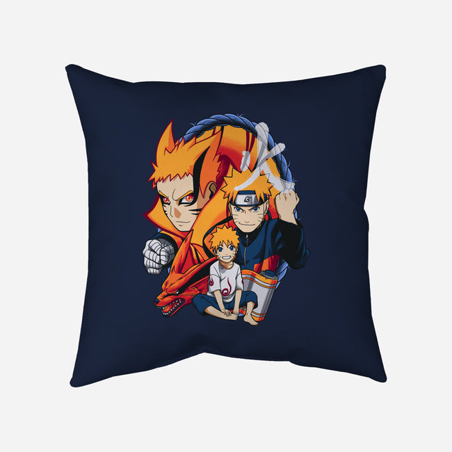 Evolution Of A Ninja-none removable cover throw pillow-Badbone Collections
